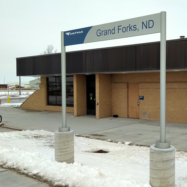 Grand Forks, N.D., Amtrak station