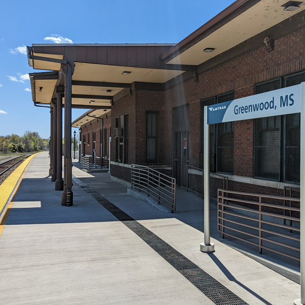 Greenwood, Miss., Amtrak station