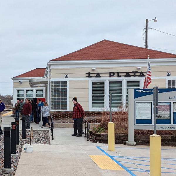 La Plata, Mo., train station