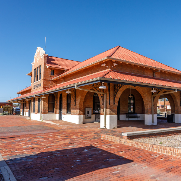 Las Vegas, NM, Amtrak station.