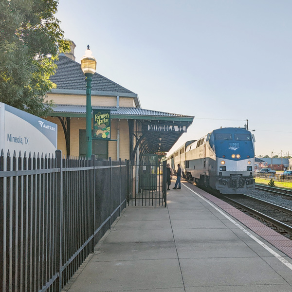 Mineola, Texas, train station