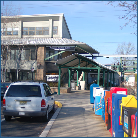 Princeton Jct, NJ Amtrak station.