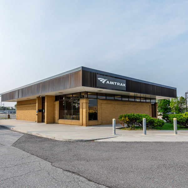 The Hammond-Whiting, IN, Amtrak station