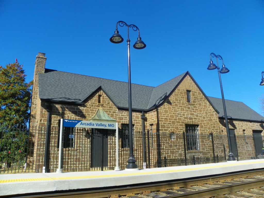 View of the Arcadia station.