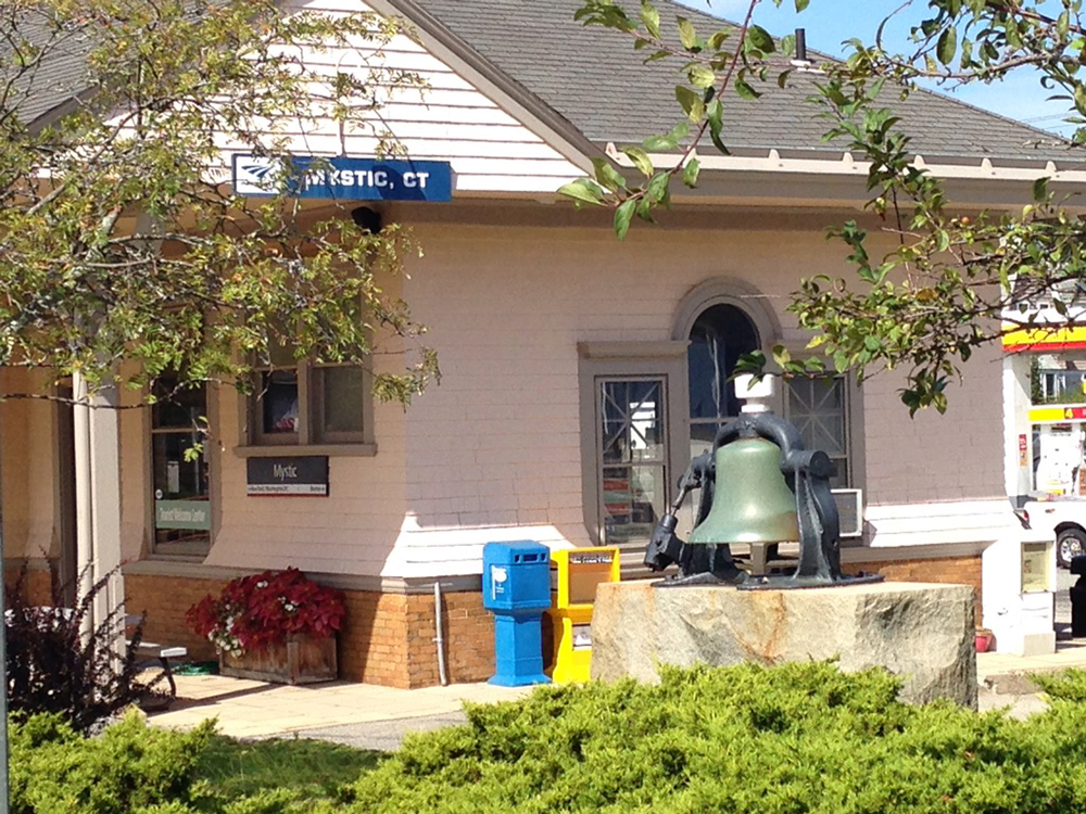 Mystic, Conn., depot in 2016