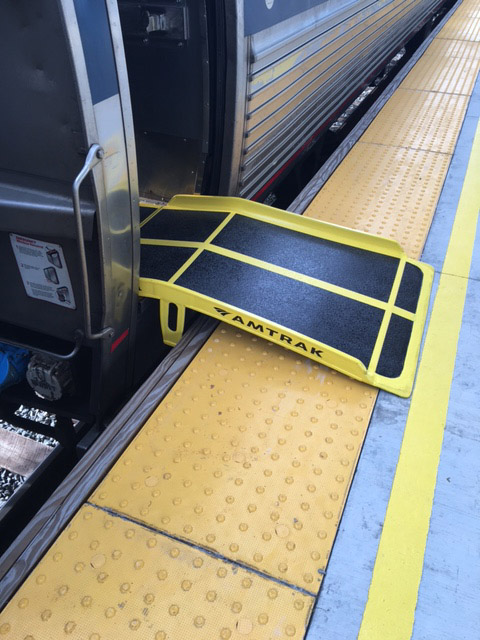 Testing a new carbon fiber ramp.