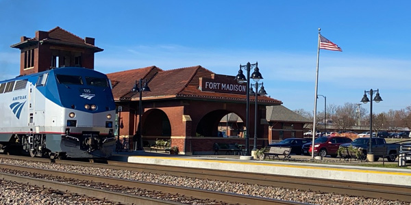 Fort Madison, Iowa, depot.