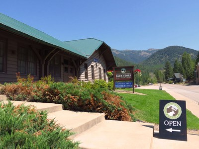 The Glacier National Park Conservancy uses the historic depot as a retail shop and office space.
