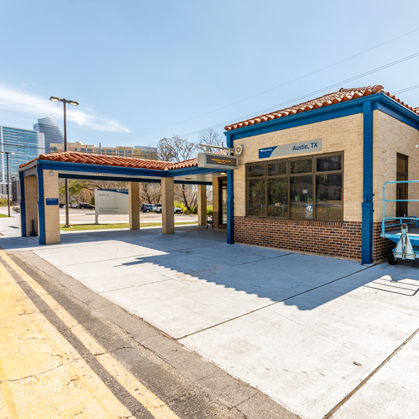 Austin, TX, Amtrak station.