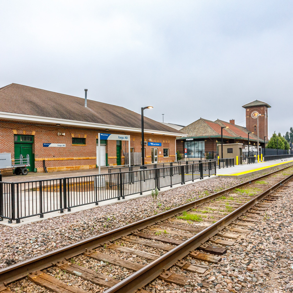 Fargo, ND, Amtrak station