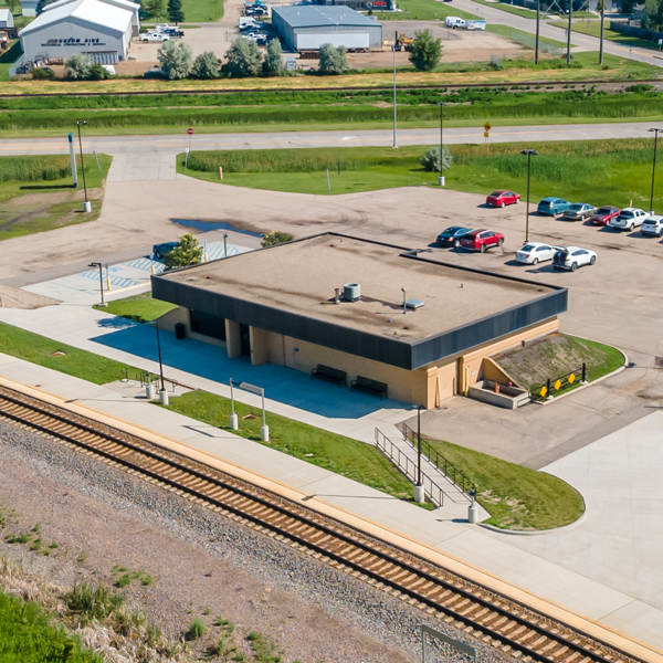 Grand Forks, ND, Amtrak station