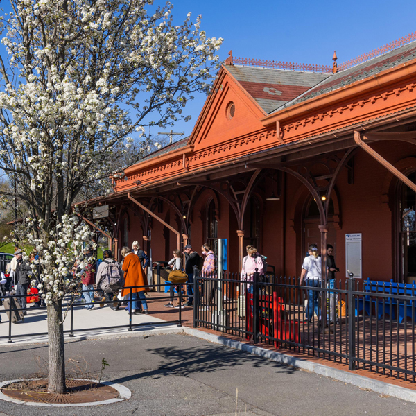 Hudson, N.Y., train station