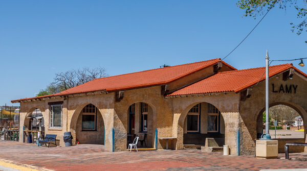 Lamy, NM, Amtrak station.