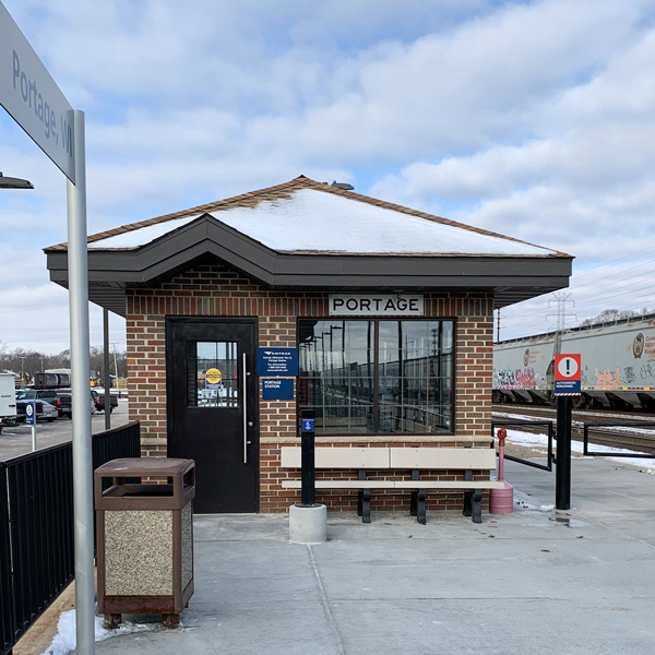 Portage, Wisconsin, Amtrak station
