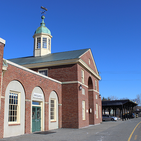 White River Jct depot - exterior.