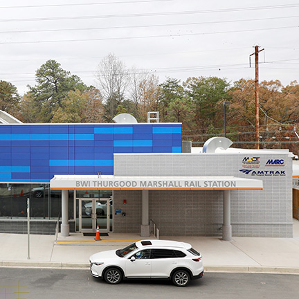 BWI rail station.