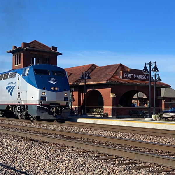 Fort Madison, Iowa, Amtrak station