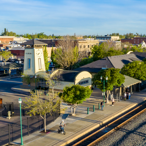 Lodi, CA, Amtrak station
