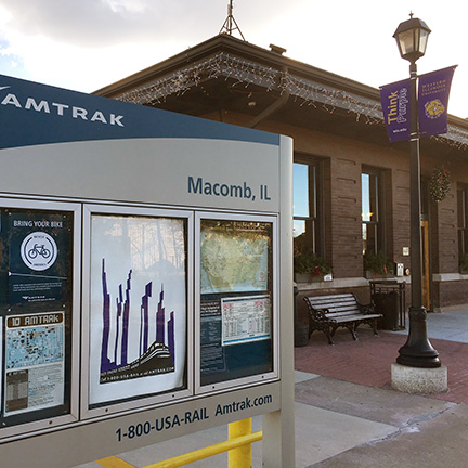 Macomb, Ill., depot - 2017.