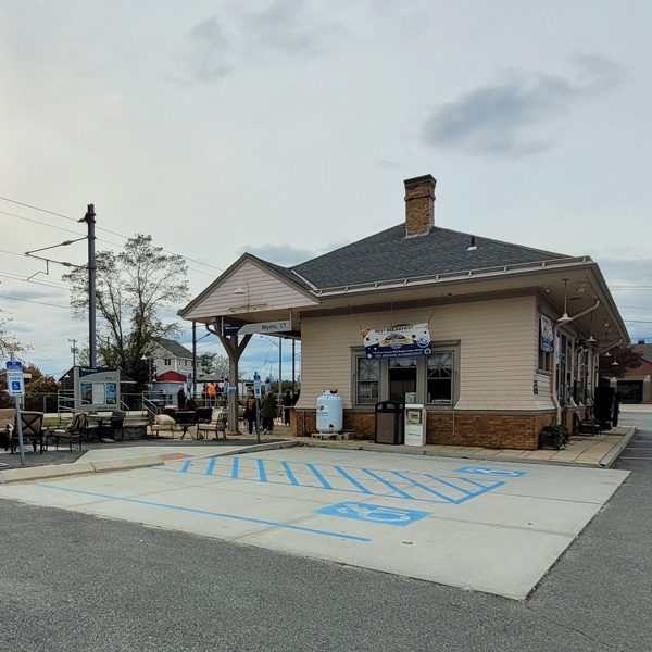 Mystic, Conn., train station