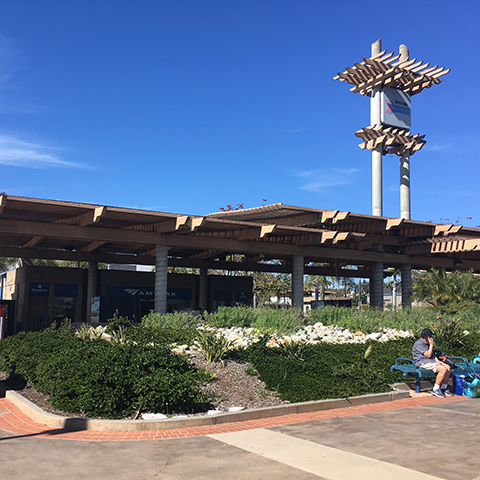 Oceanside, CA depot, 2017.