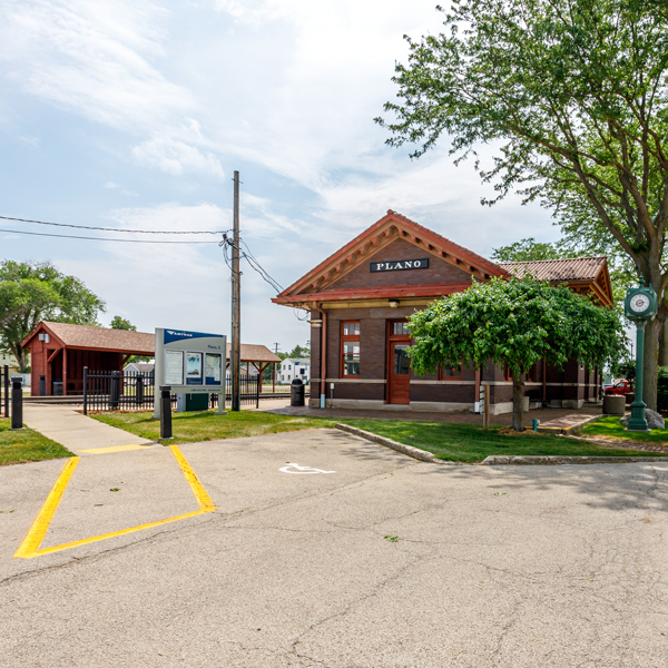 Plano, Illinois, Amtrak station