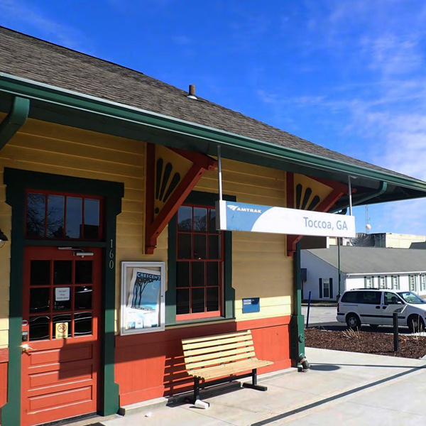 Toccoa, Ga., Amtrak station