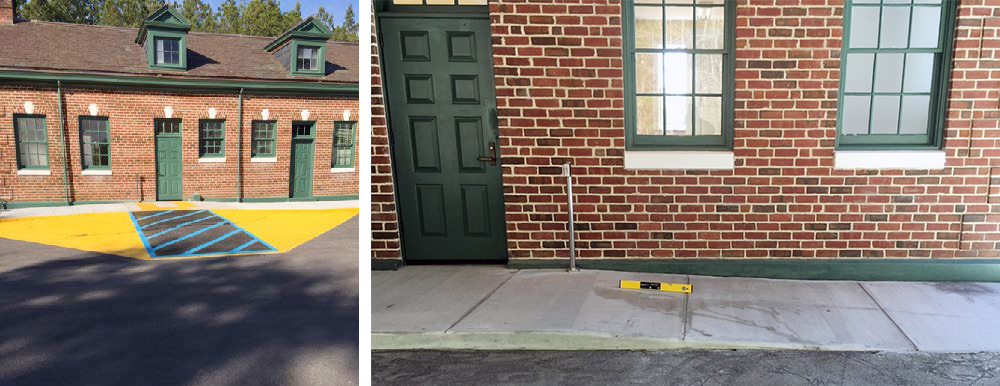 Accessibility improvements at Camden, S.C.