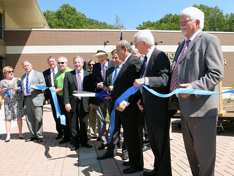 Alton station ribbon cutting