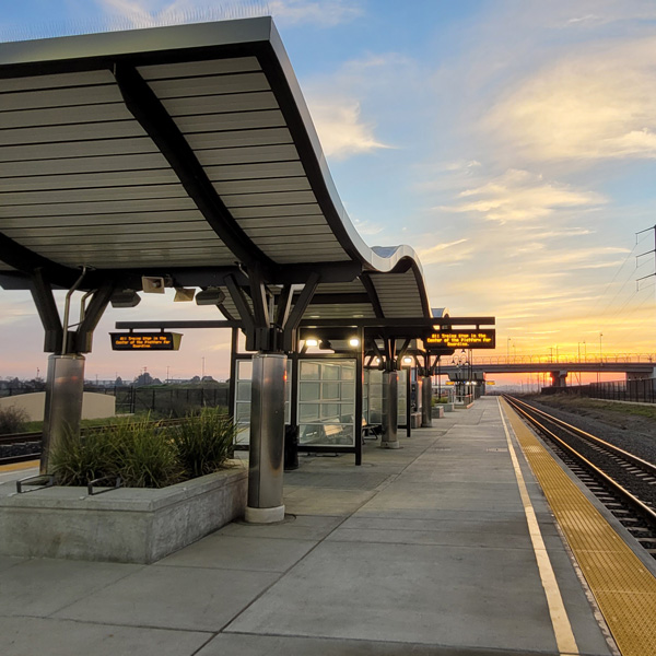 Fairfield Vacaville train station