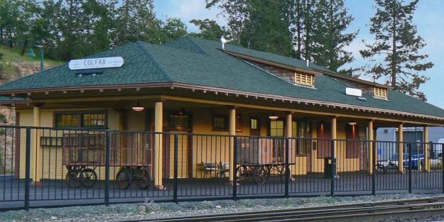 Colfax, CA, depot.