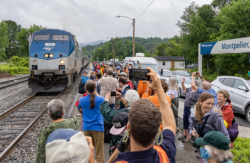 Montpelier, Vt., Amtrak station