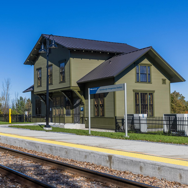 Ferrisburgh-Vergennes, Vt., Amtrak station