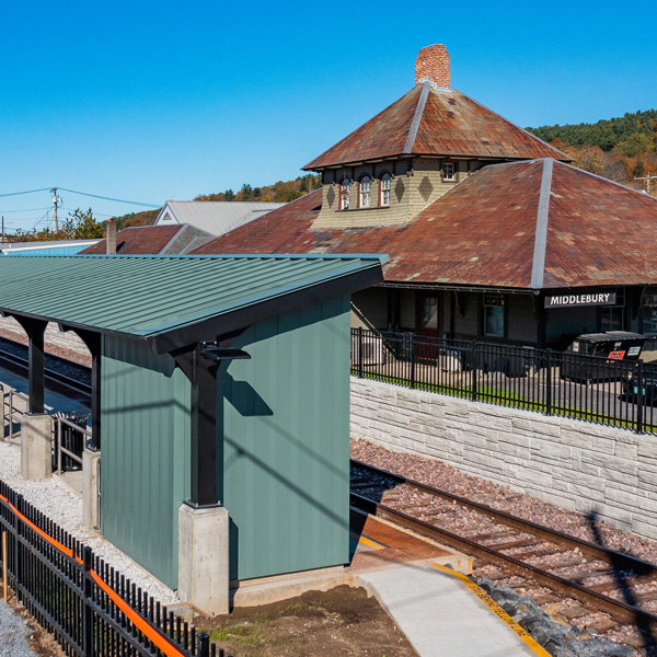 Middlebury, Vt., Amtrak station