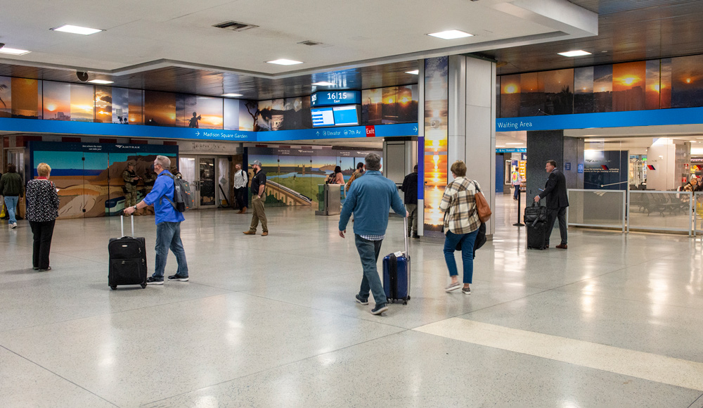 New York Penn Station concourse