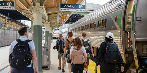 A platform at Washington Union Station