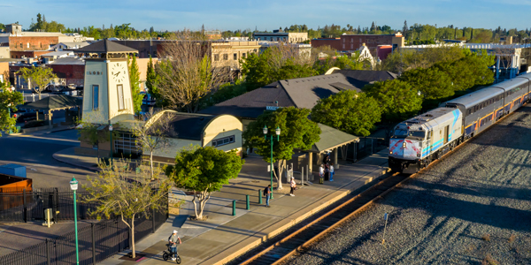 Lodi, CA, Amtrak station