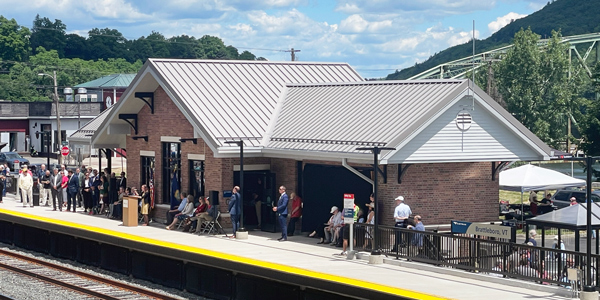 Brattleboro, VT, railroad station